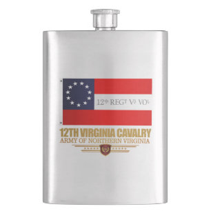 12. Virginia-Kavallerie (f10) Flachmann