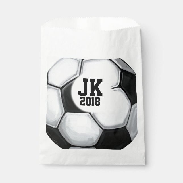 12 von 12 Fußball Ball Custom Gevor Bag Geschenktütchen (Vorderseite)