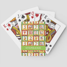 12 Weihnachtstage Spielkarten