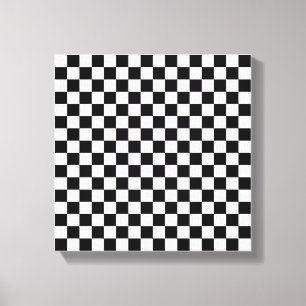 12" X12", .75", toile du damier 16x16