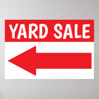 12" x 18" Gard Links Arrow Paper Poster
