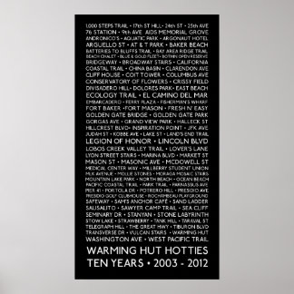 12 x 24" Poster - 10 Jahre - Erwärmung Hut Hotties