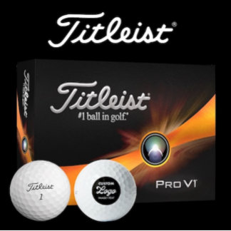 12 x Titleist Pro V1 Golfbälle mit individuellem L