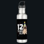 12 Years Old Birthday Pug Dog Lover Party 12th Bir Edelstahlflasche<br><div class="desc">12 Years Old Birthday Pug Dog Lover Party 12th Birthday</div>