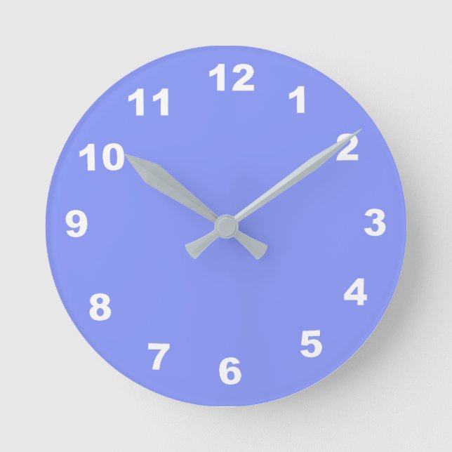 12 Zahl-Wahlen, zum von der hellblauen Uhr zu (Vorderseite)