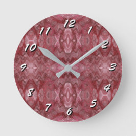 12 Zahlenoptionen für Art-Clock-Fraktal Runde Wanduhr
