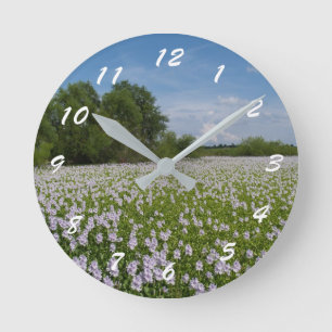 12 Zahlenoptionen zur Auswahl aus der Landschaftli Runde Wanduhr