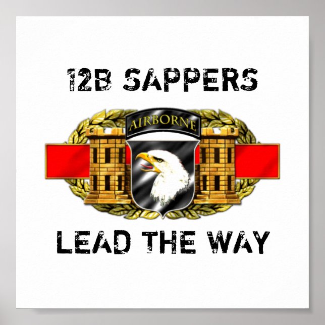 12B 101. Im Flugzeug Abteilung Poster (Vorne)