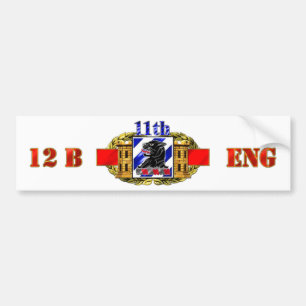 12B 3. Ingenieur-Bataillon Identifikation 11. Autoaufkleber