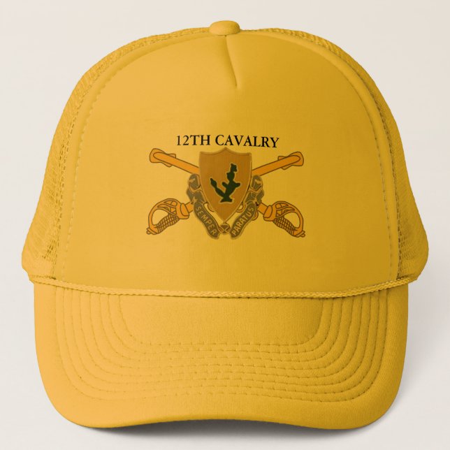 12ème CASQUETTE de CAVALERIE (Devant)