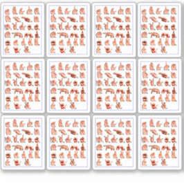 12pcs American Sign Language Alphabet Board, Asl Aufkleber