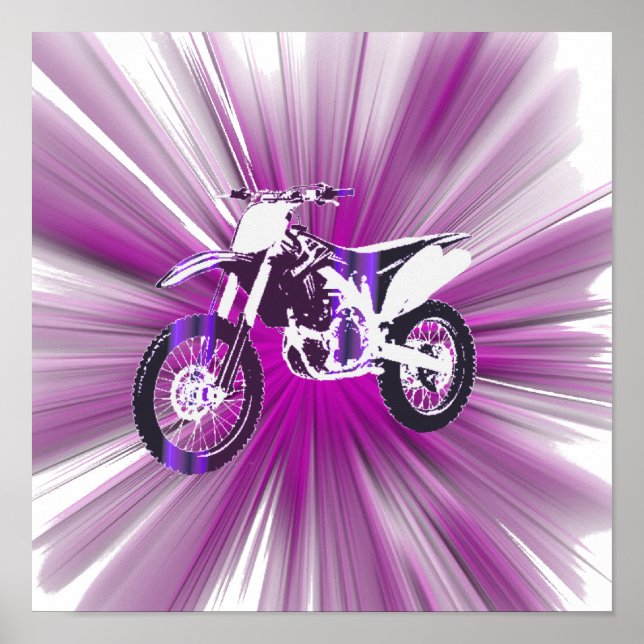 12x12 Pink Beam Poster (Halbschall) (Vorne)