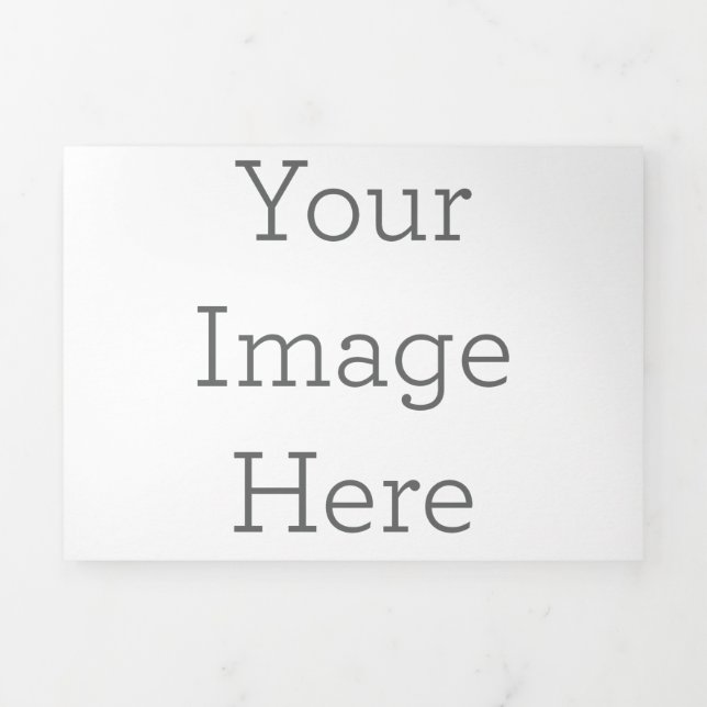 12,7 cm x 17,78 cm Dreifach-gefaltete Programmkarte (Cover)