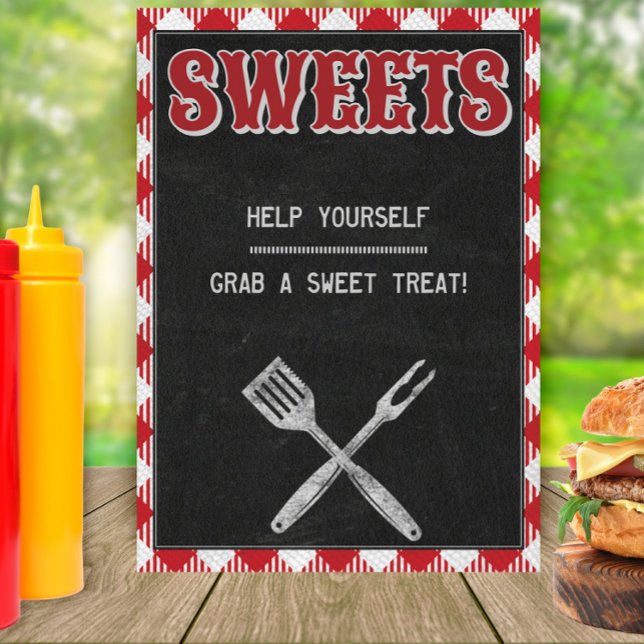 12x18 Backyard GRILLEN Birthday Sweet Leckereien T Poster (Von Creator hochgeladen)