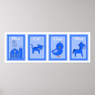 12x18 Barde Yard Boys Wall Art Collection Poster