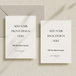 12x18" beidseitiger Kartendruck Einladung