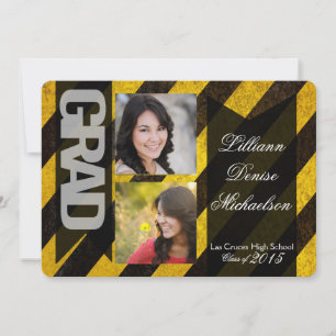 12x18 Bio Hazard Crime Scene Steche Senior Ankündi Ankündigung
