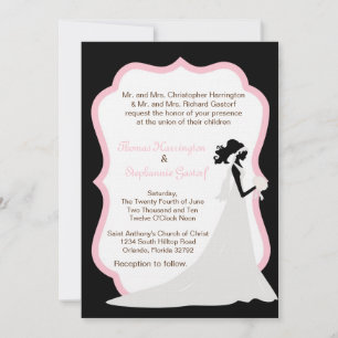 12x18 Black Bride Hochzeitseinladung Einladung