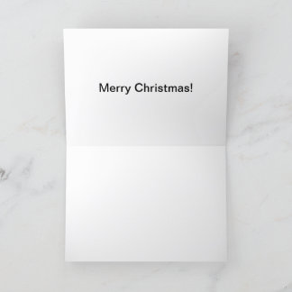 12x18 card Frohe Weihnachtsferkel Dankeskarte