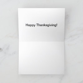 12x18 card Happy Thanksgiving Trukey Dankeskarte