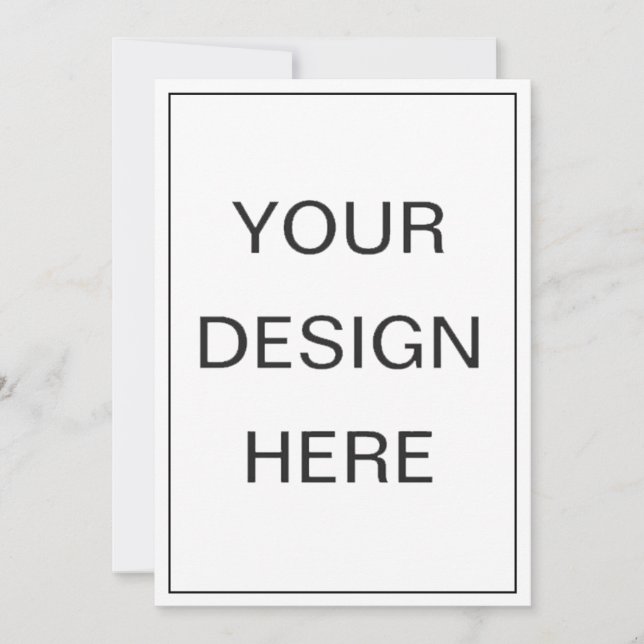 12x18" Einladung (Vorderseite)