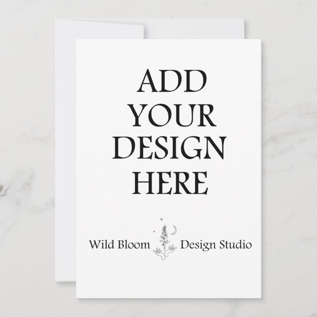 12x18" Einladungs-Karten für den benutzerdefiniert Einladung (Vorderseite)