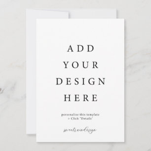 12x18" Einladungskarten mit Umschlägen