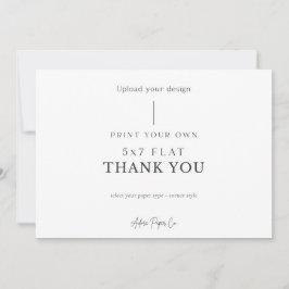 12x18 Flat Danke schön: Laden Sie Ihre eigene hoch