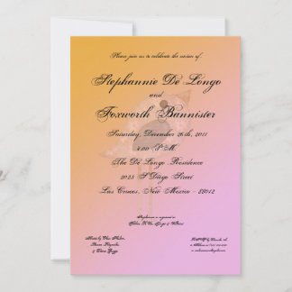 12x18 Floral Blume Extravagant Elegante Hochzeit E Einladung