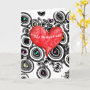 12x18 Fun und Funky Mother's Day Card Karte