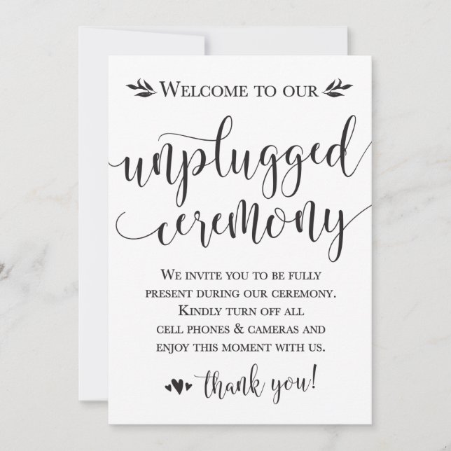 12x18 für die nicht gebettete Hochzeitseröffnungsz (Vorderseite)