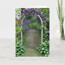 12x18 GARDEN GATE CARD
