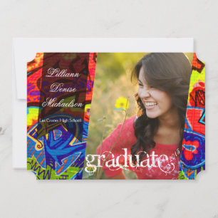 12x18 Graffiti Paint Air Brush Senior Ankündigung