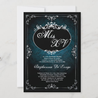 12x18 hängende Ahle Quinceanera Einladung
