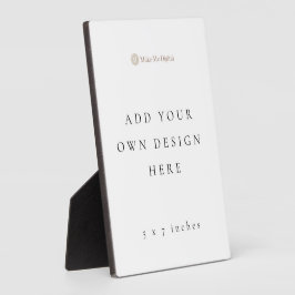 12x18 inch Plaque mit Stand Fotoplatte
