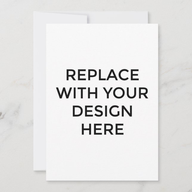 12x18"-Karte ohne Back-Design-Druck Einladung (Vorderseite)