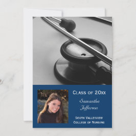 12x18 Medical School Krankenpflege Foto Abschluss Einladung