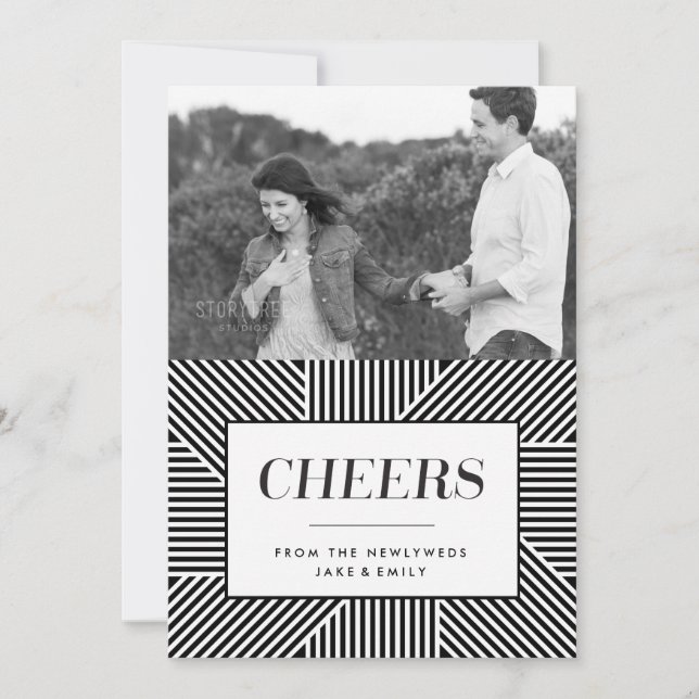 12x18 mutige Feiertags-Verlobung, Einladung (Vorderseite)