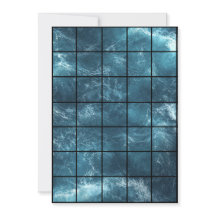 12x18 Ocean Paper Gridmap