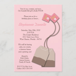 12x18 rosa einladung