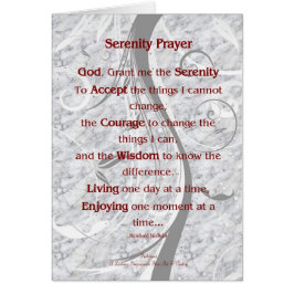 12x18 Serenity Prayer