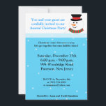 12x18 Snowy Snowman Einladung<br><div class="desc">Diese 12x18 Sized Christmas Party Einladung ist sowohl trendig als auch elegant. Es ist auf glattem,  lebendigem,  mattem,  110lb-Cover-Papier gedruckt. Enthält 50 % gerecycelt Inhalt. Ideal für Ihre feierlichsten Einladungen und Veranstaltungshinweise. Diese sind mit Standard-weißen Umschlägen versehen.</div>