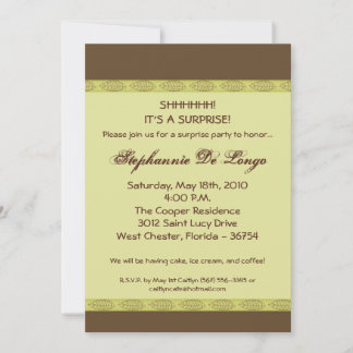 12x18 Spring Green Leaf Zen Birthday Einladung