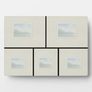 12x18 Tabletop Plaque - 5 Bilder Fotoplatte