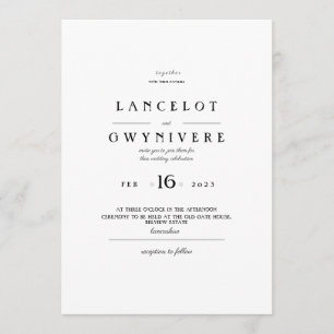 12x18 text Template wedeln einladen.classic 2 Einladung