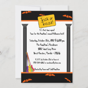 12x18 Trick oder Treaters Halloween-Party Einladun Einladung
