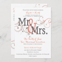 12x18 Wedding Einladung