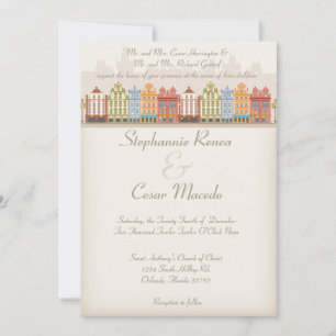 12x18 Wedding Einladung Altstadt Weihnachtsstadt