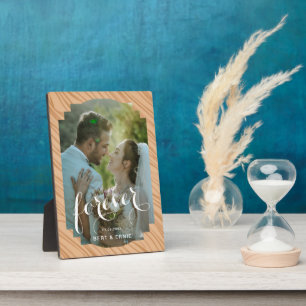 12x18 Wedding Memory Plaque mit Easel Stand Fotoplatte