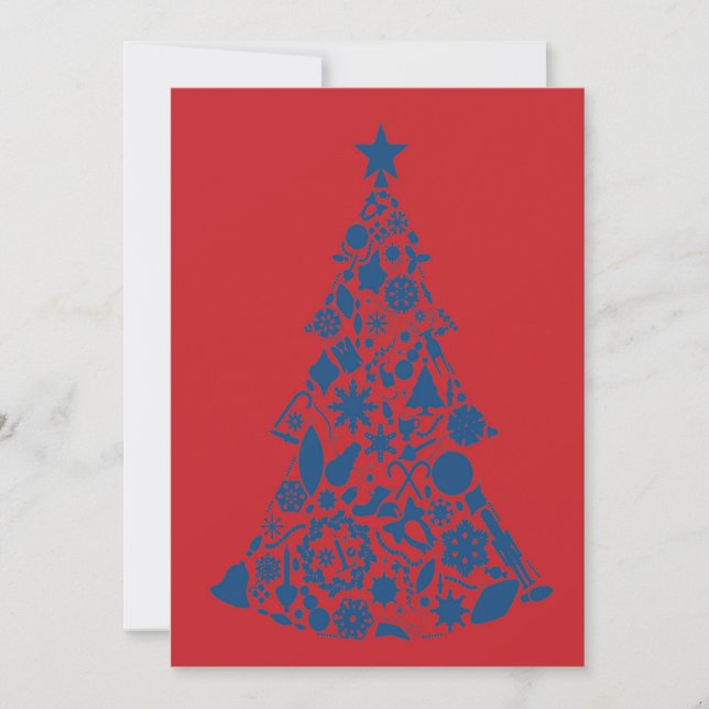 12x18 Weihnachtskarte Feiertagskarte (Vorderseite)